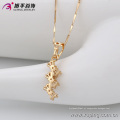 32310 Xuping alta qualidade bem design graciosa 18k pingente de ouro pedra preciosa mulheres jóias